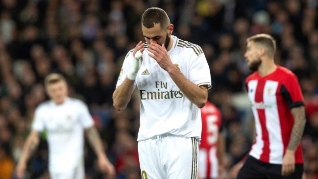 Real Madrid enredó puntos frente a Athletic de Bilbao y cedió el liderato exclusivo a FC Barcelona