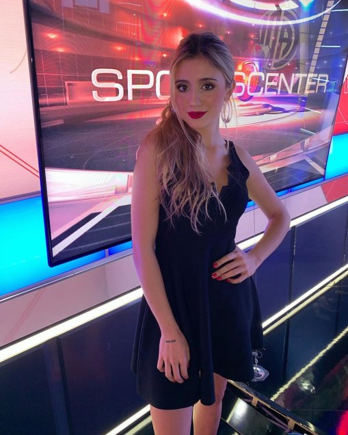 Morena Beltrán, la periodista que se luce con sus análisis futboleros en ESPN