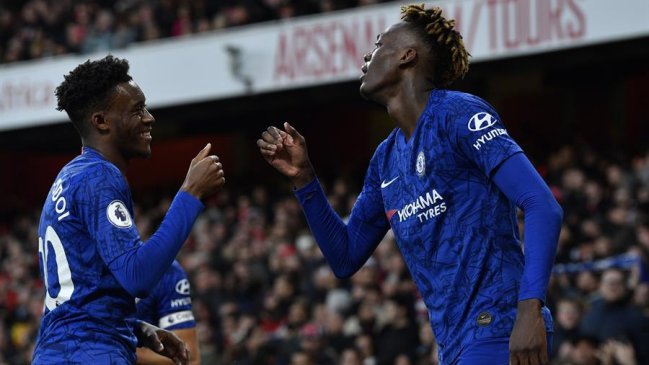 Jorginho y Abraham fueron los responsables de la fiesta de Chelsea en el estadio de Arsenal