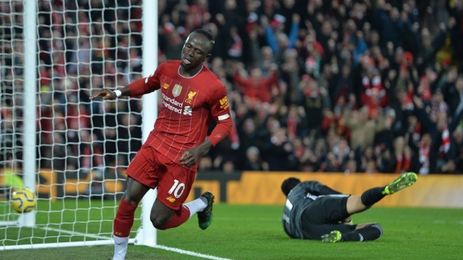 Sadio Mané le dio el triunfo a Liverpool sobre Wolves en Anfield