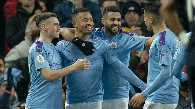 Los goles de Gabriel Jesus para la victoria de Manchester City frente a Everton