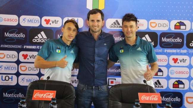 Roberto Gutiérrez y Francisco Arancibia fueron presentados y entrenaron con O’Higgins
