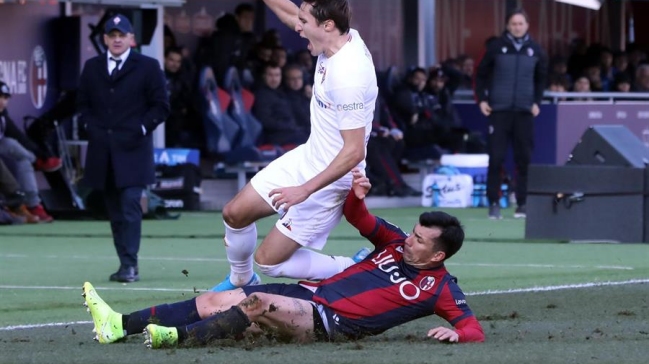 Medel y Pulgar sellaron un agónico empate en la Serie A