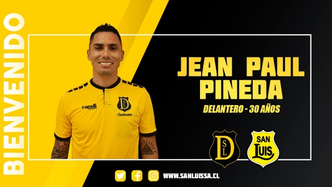 San Luis sumó al delantero Jean Paul Pineda tras su “fichaje de un día” en Deportivo Pasto