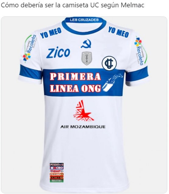 La nueva camiseta de Universidad Católica fue blanco de los memes