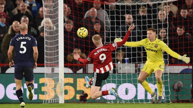 El grueso error defensivo que le costó a West Ham una derrota frente a Sheffield United