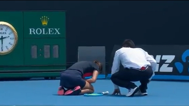 Dalila Jakupovic se retiró del Abierto de Australia por un ataque de tos producido por la calidad del aire