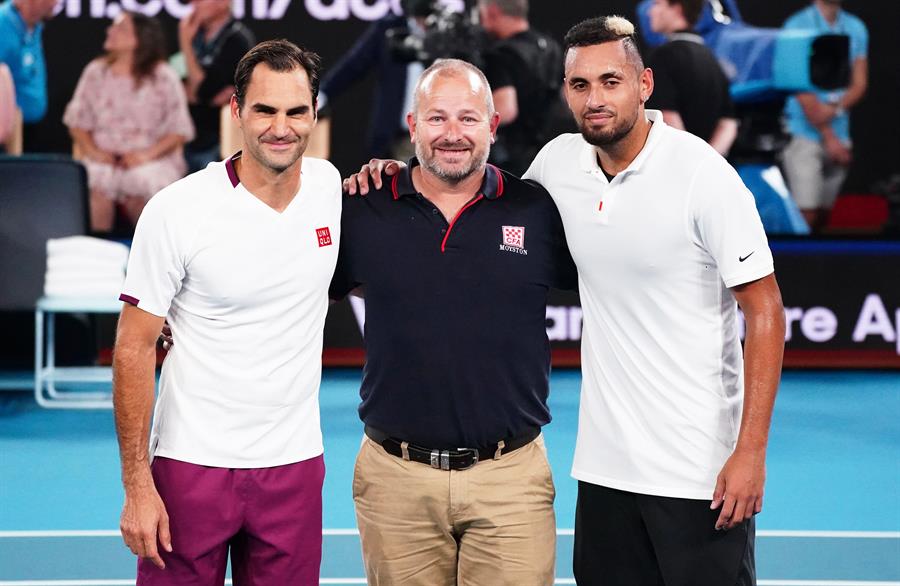 Nadal y Djokovic fueron pareja en exhibición que recaudó fondos por incendios en Australia