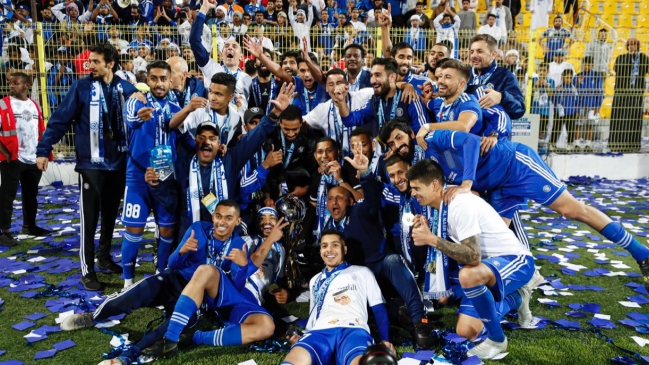 Esteban Pavez ganó su primer título con Al Nasr en la Copa del Golfo de Emiratos Arabes