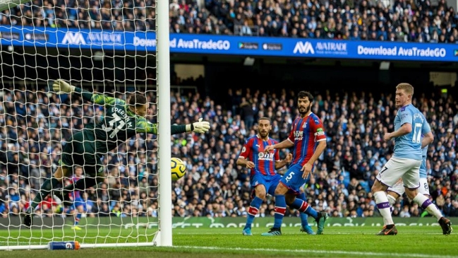 Los goles en el intenso empate entre Manchester City y Crystal Palace en la Premier League