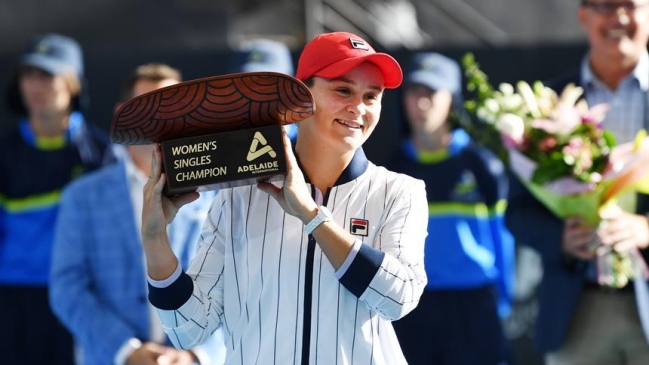 La australiana Ashleigh Barty rompió la maldición y se quedó con el título en Adelaida