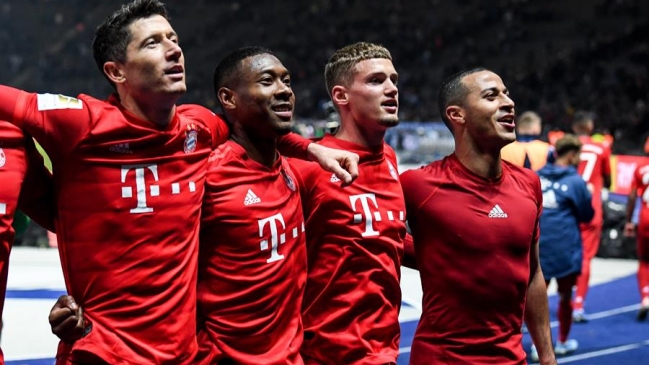 Bayern Munich aplastó a Hertha Berlín y recuperó el segundo puesto de la Bundesliga
