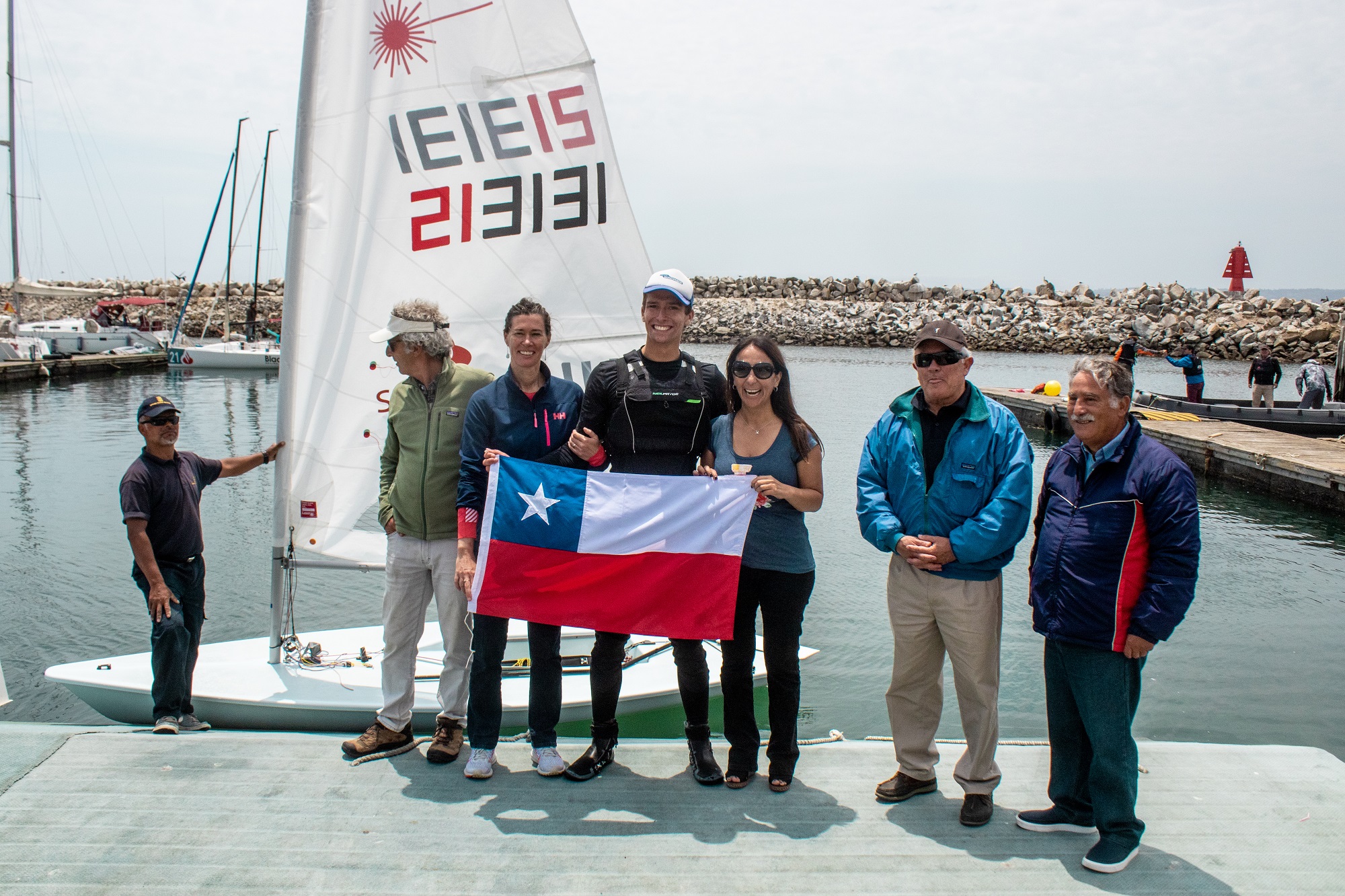 Clemente Seguel celebró su clasificación a Tokio 2020 acompañado de la ministra del Deporte