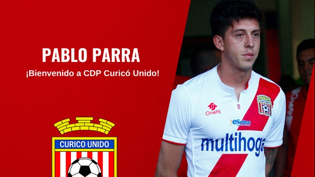 Curicó Unido anunció a Pablo Parra como flamante incorporación