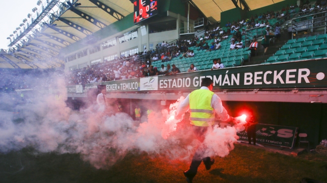 ANFP confirmó que responsables de incidentes en Temuco fueron identificados y sancionados