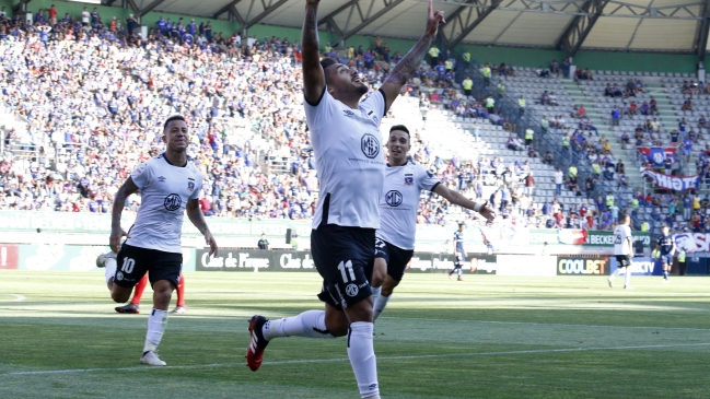 Marcos Bolados irrumpió en el área de la U y puso en ventaja a Colo Colo