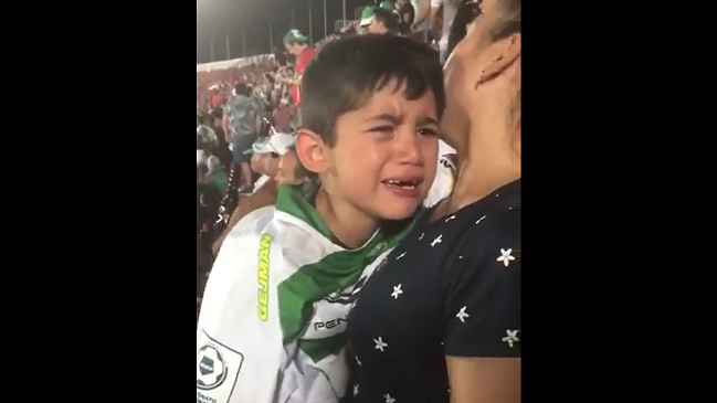 Pequeño hincha de Temuco lloró por derrota ante La Serena y se hizo viral