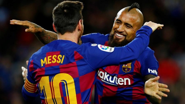 Barcelona de Arturo Vidal busca un nuevo triunfo en la liga española de la mano de Quique Setién