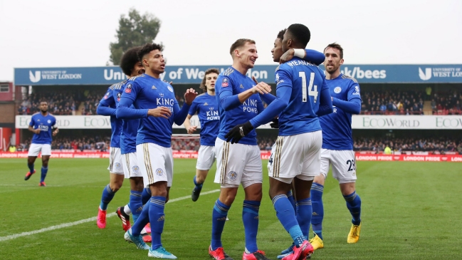 Leicester superó en reñido duelo a Brentford y avanzó en la FA Cup