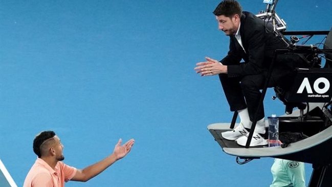 “¿Eres estúpido?”: Nick Kyrgios tuvo otro duro encontrón con un umpire en Australia