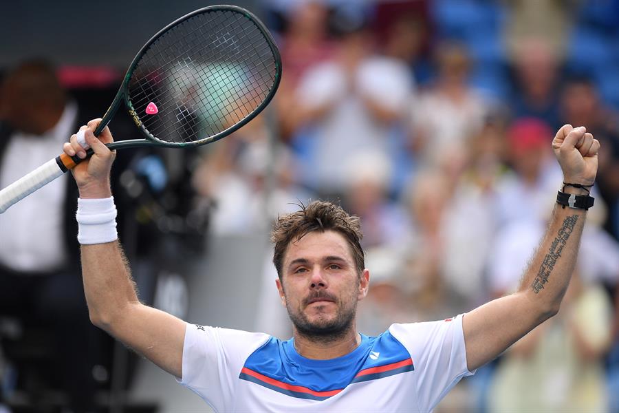 Wawrinka batalló por más de tres horas para eliminar a Medvedev en el Abierto de Australia