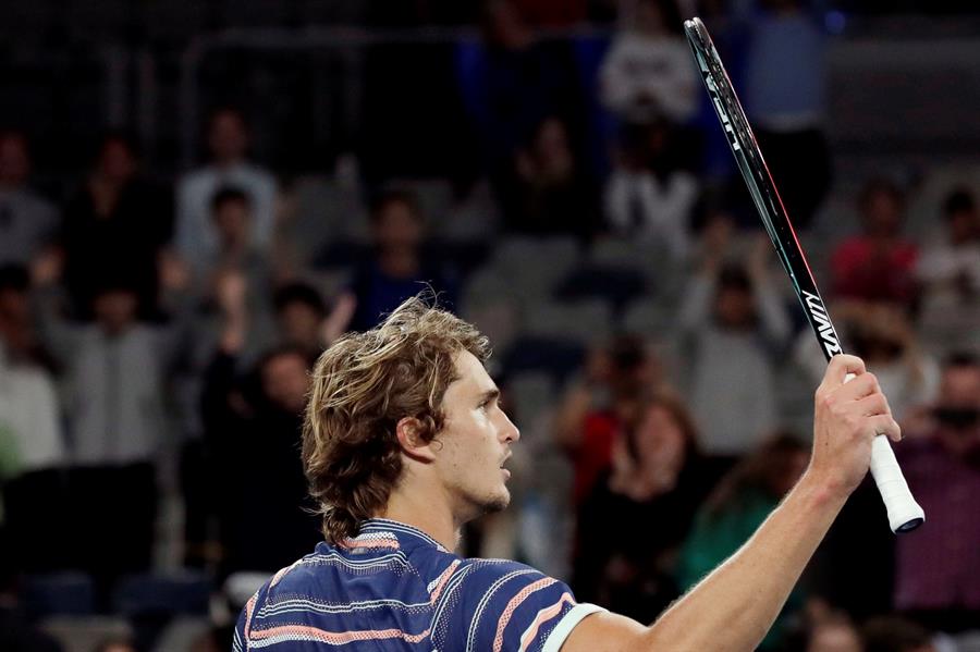 Zverev no le dio opciones a Rublev y se metió entre los ocho mejores del Abierto de Australia