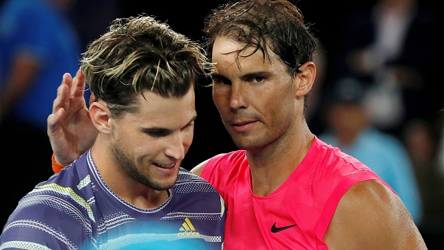 Thiem: Nadal es uno de los mejores en la historia, necesitas un poco de suerte para vencerlo