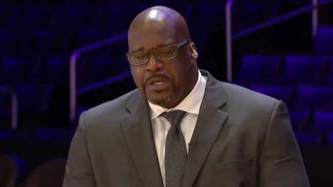 Shaquille O’Neal conmovió con su llanto en televisión por la muerte de Kobe Bryant