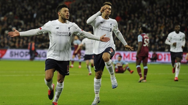 Liverpool derribó a West Ham y le sacó 19 puntos de ventaja a Manchester City en la Premier