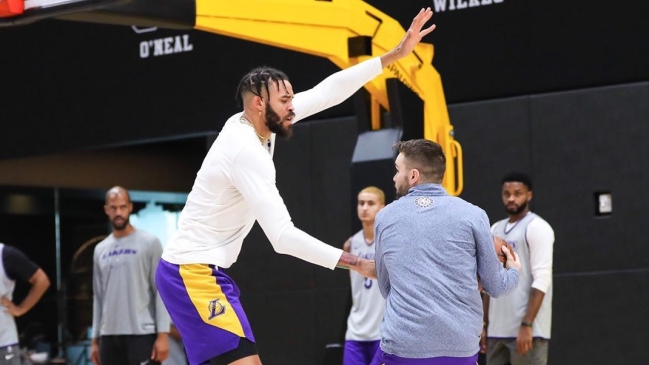 Los Angeles Lakers volvió a los entrenamientos tras la muerte de Kobe Bryant