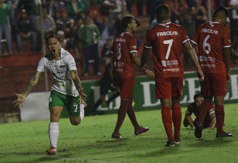 Jaime Carreño marcó su primer gol en Bolivia y le dio el triunfo a Oriente Petrolero