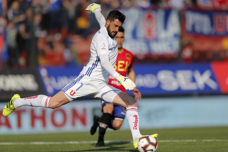 La formación que trabajó Caputto en U. de Chile para el partido ante Curicó