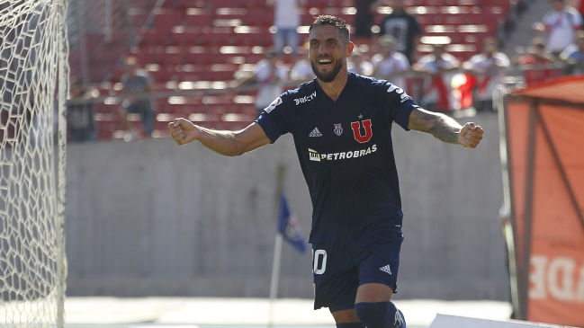 Larrivey repitió tras pase de Montillo y estiró las cifras para U. de Chile ante Curicó