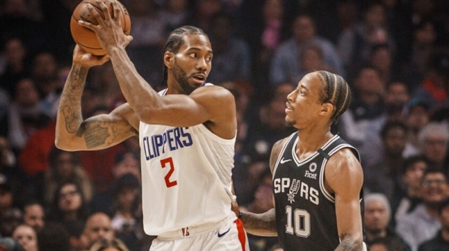Leonard y George comandaron remontada de Clippers ante San Antonio