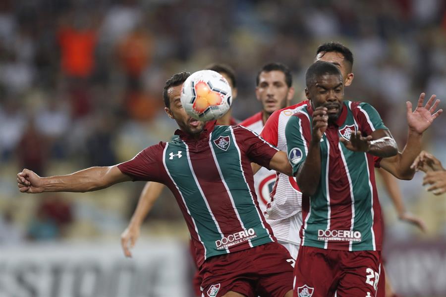 Unión La Calera dio una gran batalla frente a Fluminense y consiguió un valioso punto en Brasil
