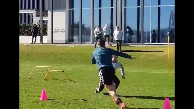 Cristiano Ronaldo festejó sus 35 años con intenso entrenamiento