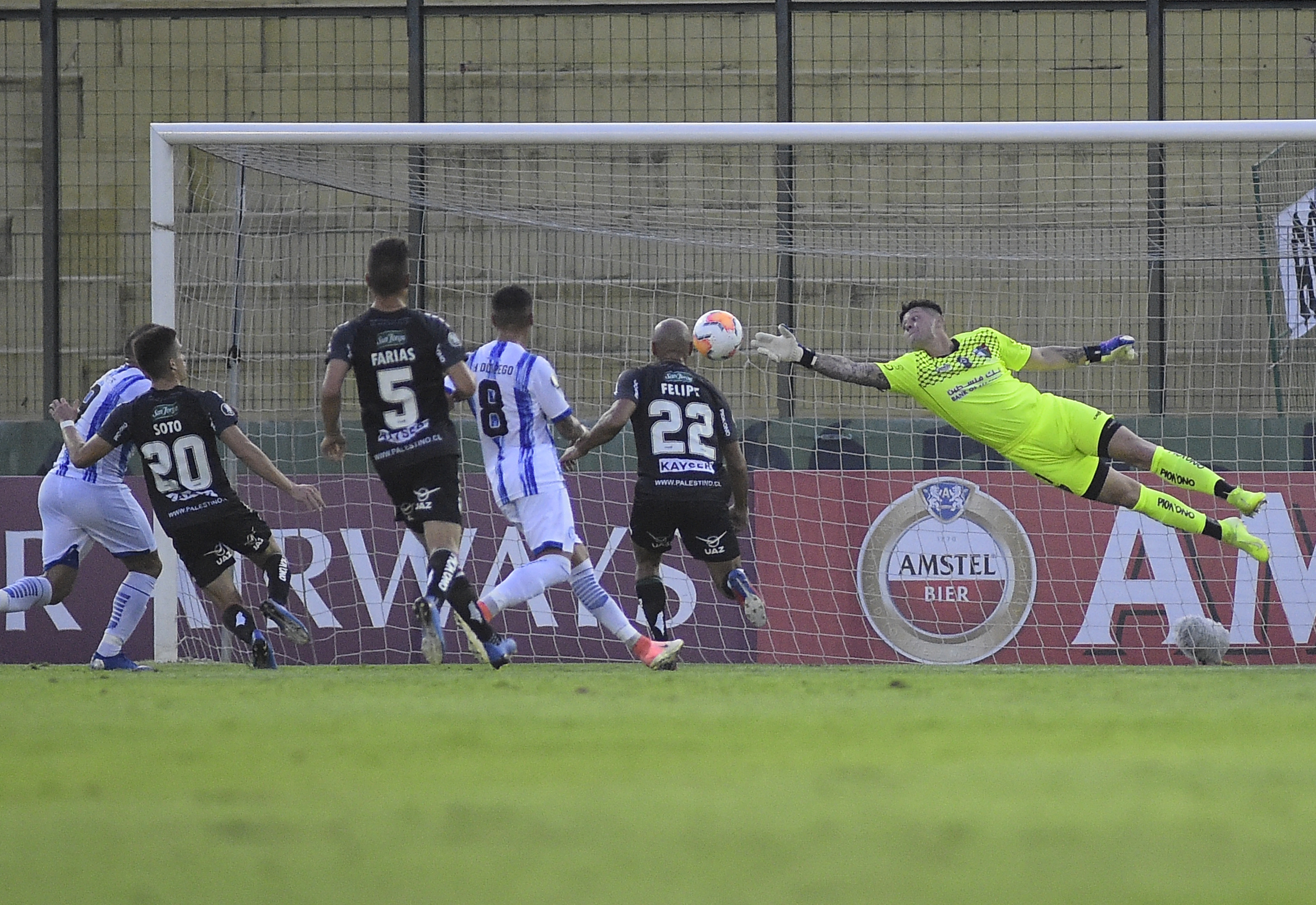 Palestino rescató en Uruguay un valioso empate ante Cerro Largo por la Copa Libertadores