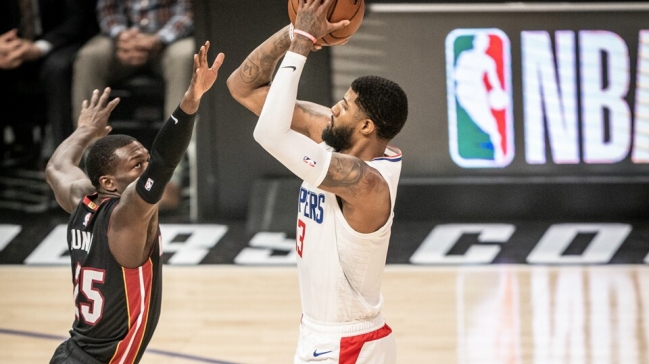 Paul George comandó el triunfo de Clippers ante Miami