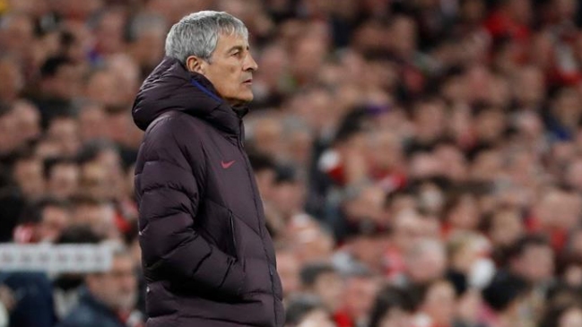 Setién apuntó a lo positivo en la eliminación de Barcelona: Es doloroso, pero la imagen fue buena