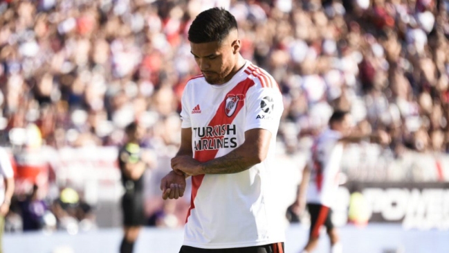 Paulo Díaz recibió dos fechas de castigo por su expulsión en la Superliga argentina