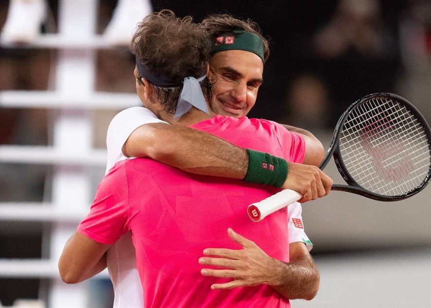 El entretenido partido benéfico entre Nadal y Federer que contó con récord de público