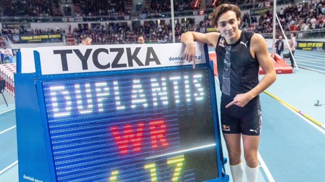 El “súpersalto” que le valió a Armand Duplantis batir el récord mundial de la garrocha