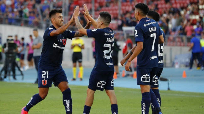 Universidad de Chile sufrió más de la cuenta para golear a Unión La Calera en el Estadio Nacional