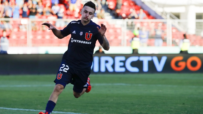 Pablo Aránguiz sorprendió a una volcada Unión La Calera y marcó el segundo de la U
