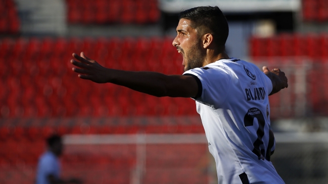 Nicolás Blandi anotó su primer gol en Colo Colo y puso el descuento frente a Audax Italiano
