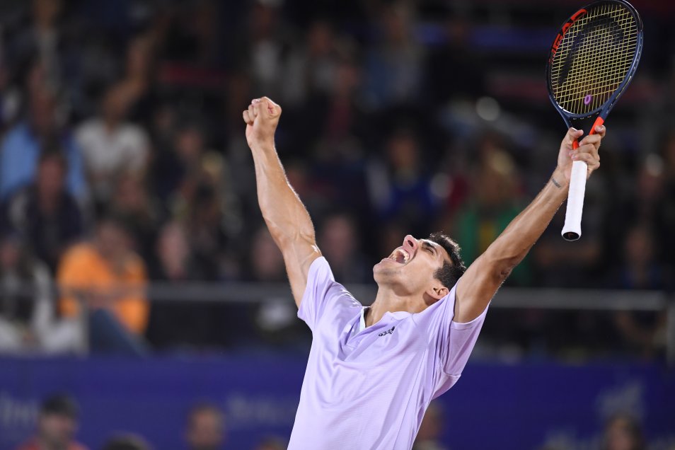 Las mejores imágenes del triunfazo de Garin sobre Schwartzman en la final de Córdoba