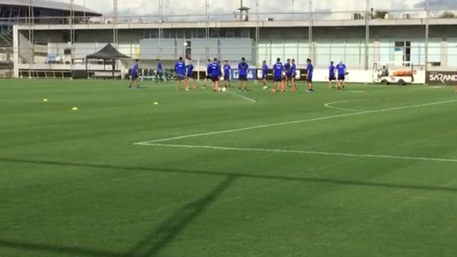 Universidad de Chile tuvo su última práctica antes de la revancha con Inter de Porto Alegre