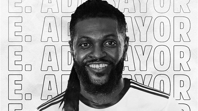 Olimpia hizo oficial la llegada del togolés Emmanuel Adebayor