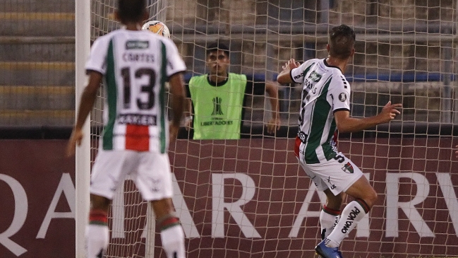 Agustín Farías anotó su doblete para decretar la goleada de Palestino