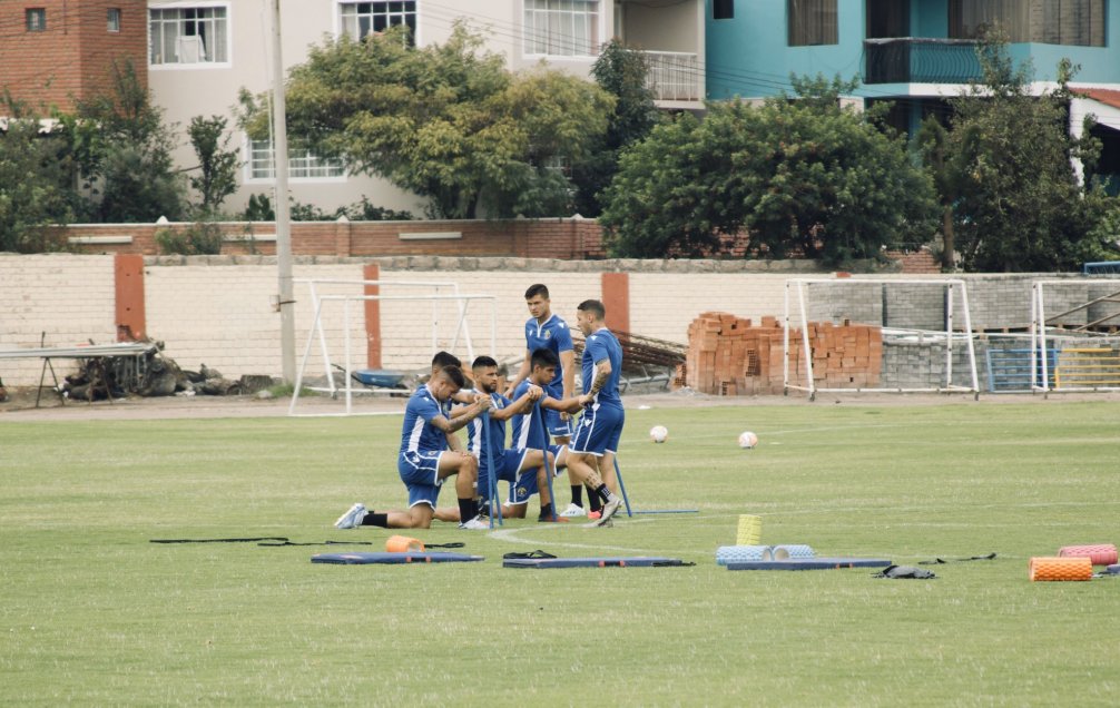 Audax Italiano entrenó en el Estadio de Sachaca en Arequipa para su estreno en Copa Sudamericana